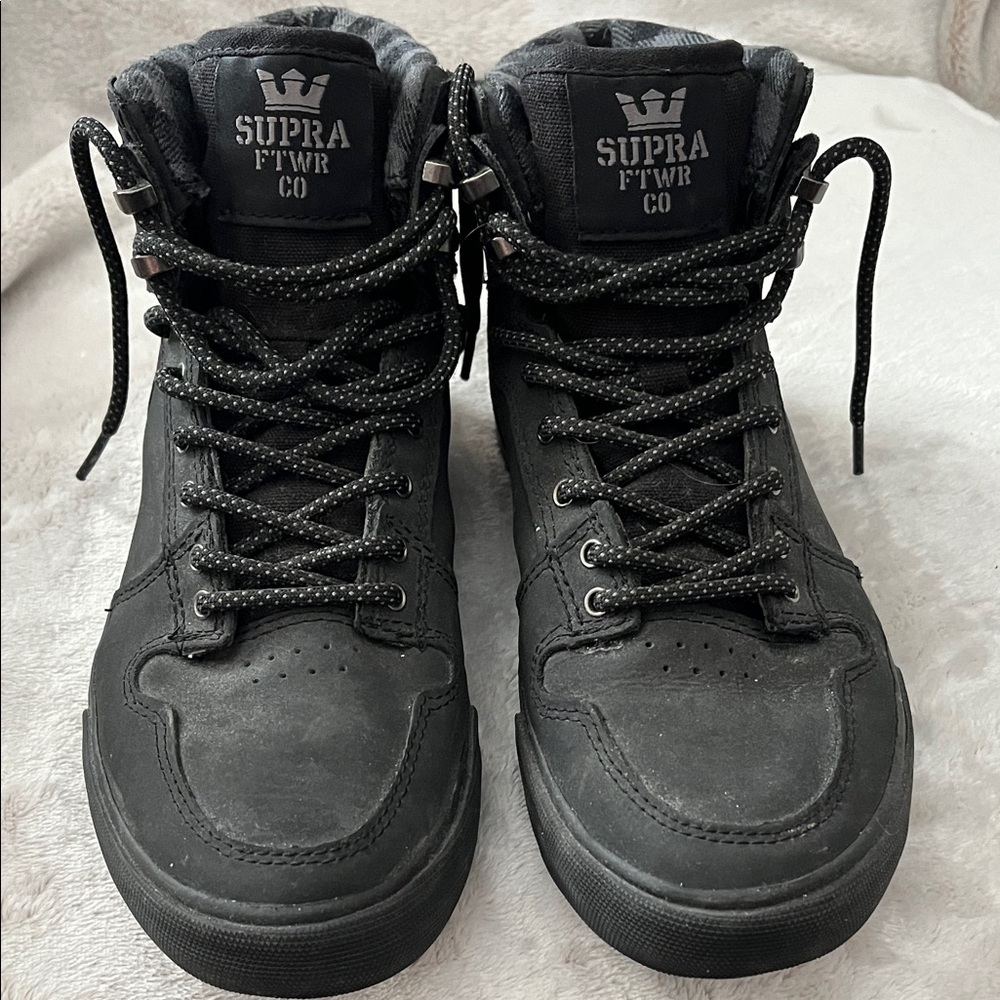 Supra Ftwr Co mid skate shoes kids 5